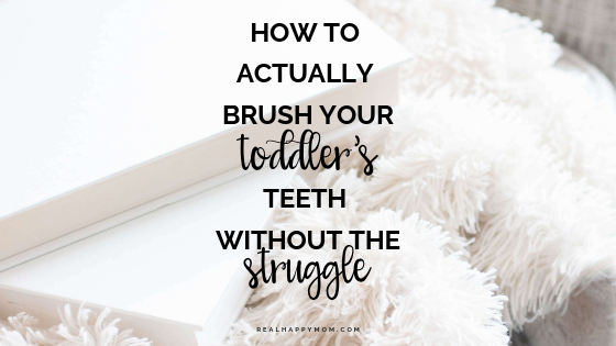 brush toddlers teeth