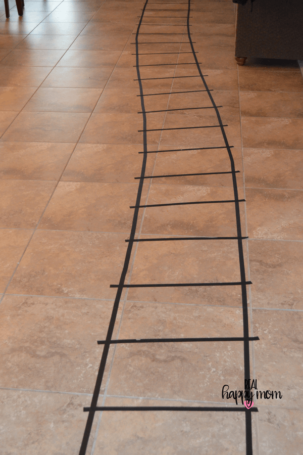 Thomas the train theme birthday party train tracks