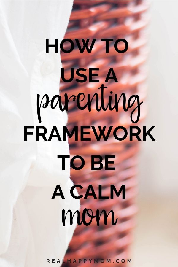 Lynn Turcotte-Schuh talking about Present Parenting Framework on the Real Happy Mom Podcast