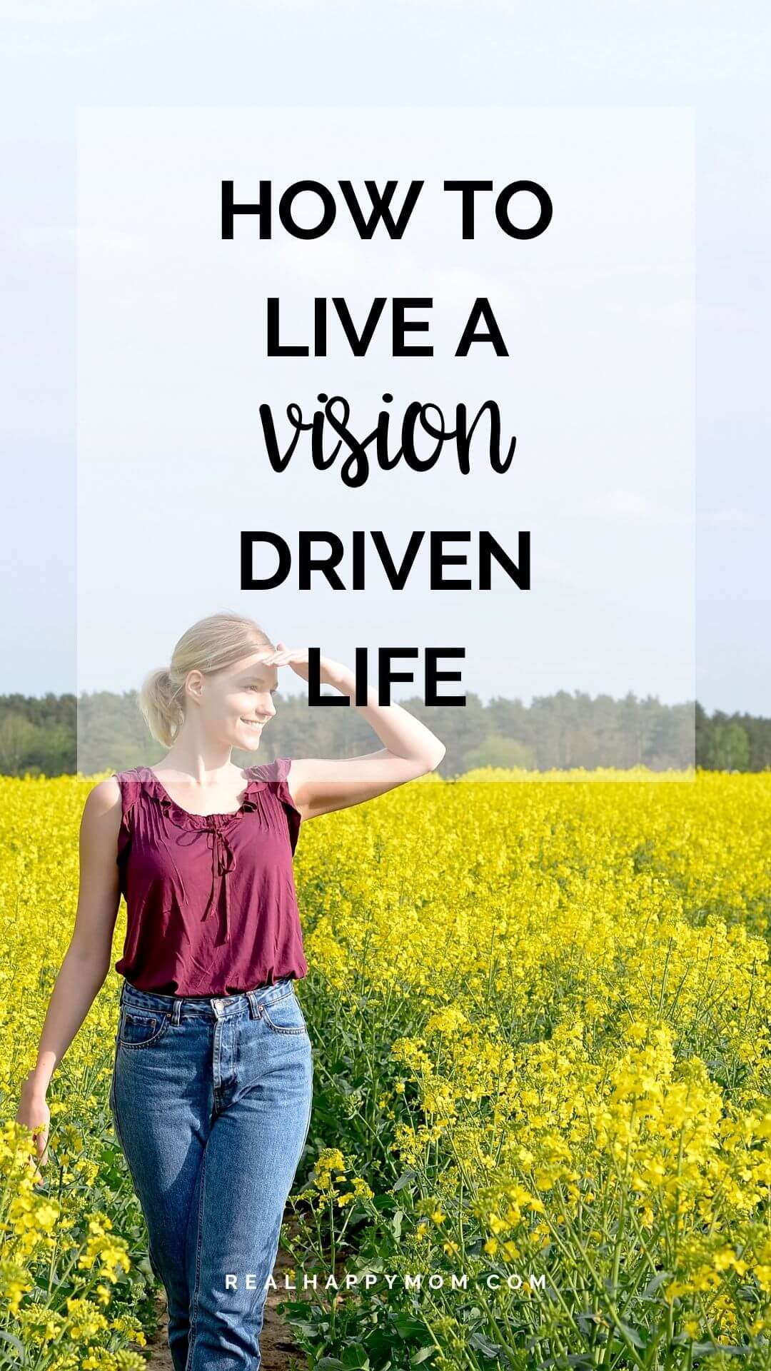 How to Live a Vision Driven Life