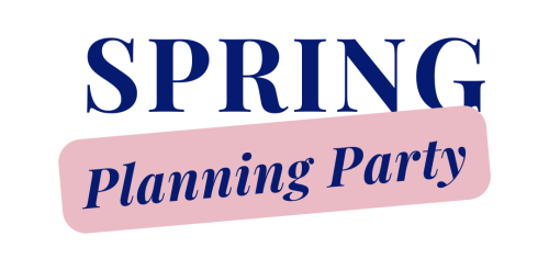 Spring Planning Party Logo